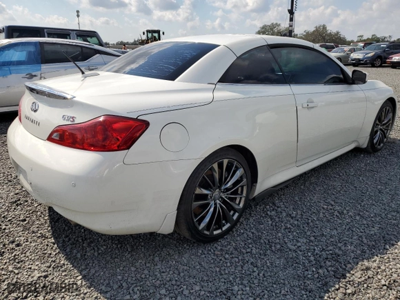 2010 Infiniti G37 Convertible with VIN JN1CV6FE8AM352132, listed as a Copart auction lot 76055514 with 0 mi miles and Salvage Title. Bid and sale history available at carsss.com. Image 3.