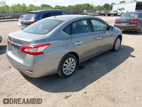 2014 Nissan Sentra S with VIN 3N1AB7APXEY224010, listed as a IAAI auction lot 42168158 with 106,936 mi miles and . Bid and sale history available at DreamBid. Image 4.