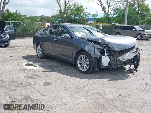 2012 Lexus ES 330 with VIN JTHBK1EG3C2505939, listed as a IAAI auction lot 42493529 with 143,038 mi miles and . Bid and sale history available at DreamBid. Image 1.
