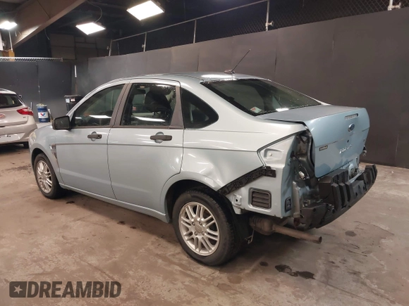 2008 Ford Focus SE with VIN 1FAHP35N98W276325, listed as a IAAI auction lot 42010348 with 47,278 mi miles. Bid and sale history available at carsss.com. Image 3.