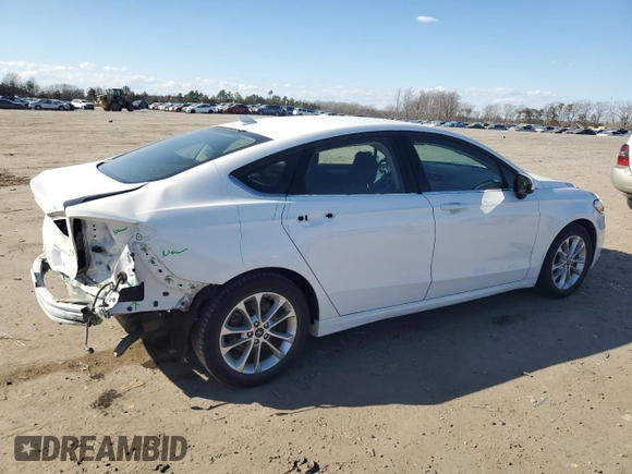 2020 Ford Fusion SE with VIN 3FA6P0H74LR129120, listed as a Copart auction lot 49111985 with 51,402 mi miles and Salvage title. Bid and sale history available at DreamBid. Image 3.