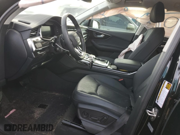 2023 Audi Q7 Premium Plus with VIN WA1LXBF71PD027682, listed as a Copart auction lot 86593014 with 0 mi miles and Salvage Title. Bid and sale history available at carsss.com. Image 7.
