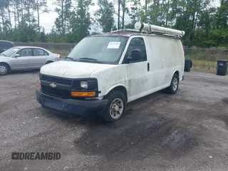 2014 Chevrolet Express Cargo with VIN 1GCSGAFX0E1110921, listed as a IAAI auction lot 42737205 with 177,631 mi miles and . Bid and sale history available at DreamBid. Image 17.