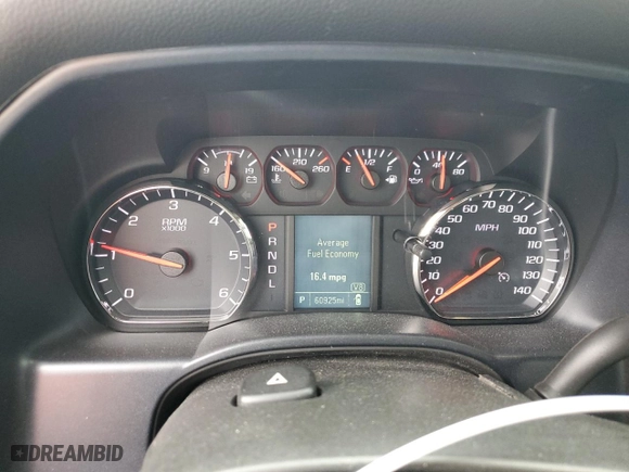 2019 Chevrolet Silverado 1500 LD Custom with VIN 2GCRCMEC6K1206908, listed as a Copart auction lot 74556734 with 60,925 mi miles and Salvage Title. Bid and sale history available at carsss.com. Image 9.
