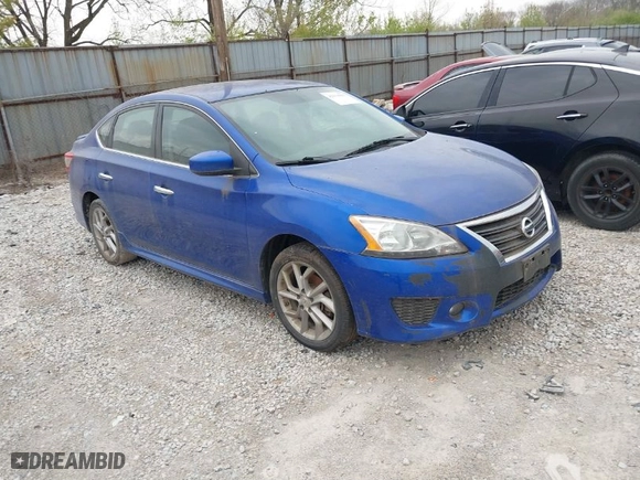 2014 Nissan Sentra SV with VIN 3N1AB7AP5EY307098, listed as a IAAI auction lot 42014996 with 184,716 mi miles. Bid and sale history available at carsss.com. Image 1.