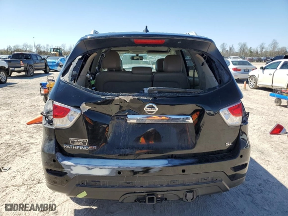 2013 Nissan Pathfinder Platinum with VIN 5N1AR2MN1DC622487, listed as a Copart auction lot 48575745 with 181724 miles and Salvage Title. Bid and sale history available at carsss.com. Image 6.