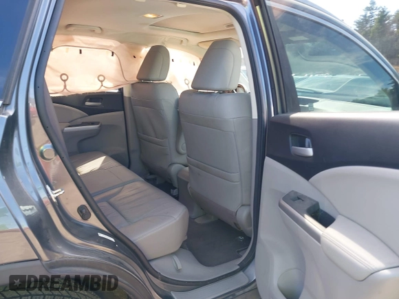 2013 Honda CR-V EX-L with VIN 2HKRM4H73DH656366, listed as a IAAI auction lot 41998244 with 124,864 mi miles. Bid and sale history available at carsss.com. Image 8.