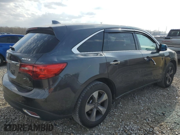 2016 Acura MDX with VIN 5FRYD3H24GB008286, listed as a Copart auction lot 49117595 with 97,415 mi miles and Salvage Title. Bid and sale history available at carsss.com. Image 3.
