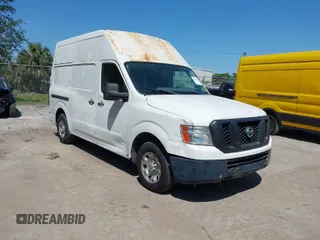 2012 Nissan NV SV z VIN 1N6BF0LYXCN118067, wystawiony jako IAAI lot #42068850 z przebiegiem 239 755 mil mil oraz . Historia ofert i sprzedaży dostępna na DreamBid. Obrazek 1.