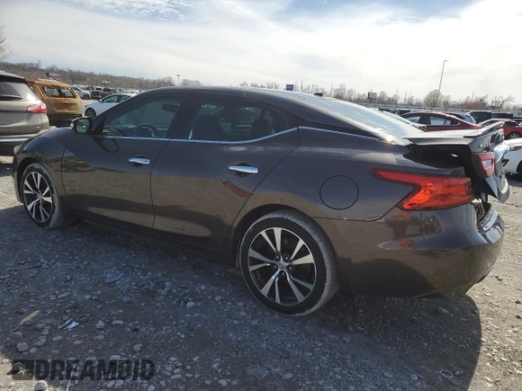 2016 Nissan Maxima S with VIN 1N4AA6AP1GC380769, listed as a Copart auction lot 50145845 with 80,352 mi miles and Salvage Title. Bid and sale history available at DreamBid. Image 2.
