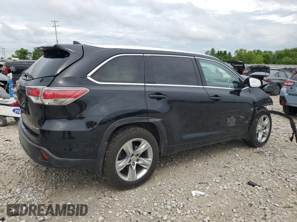 2015 Toyota Highlander Limited с VIN 5TDDKRFH7FS212171, выставлен на аукционе Copart как лот 61343535 с пробегом Не указан миль и Чистый • Clean title. История ставок и продаж доступна на DreamBid. Изображение 3.