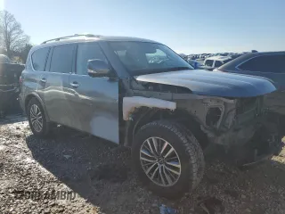2022 Nissan Armada SL with VIN JN8AY2BD4N9676693, listed as a Copart auction lot 88497815 with 65,351 mi miles and Salvage Title. Bid and sale history available at carsss.com. Image 4.