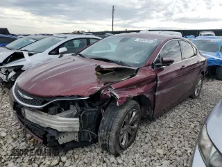 2015 Chrysler 200 Limited with VIN 1C3CCCAB6FN684218, listed as a Copart auction lot 46530155 with 134,525 mi miles and Salvage Title. Bid and sale history available at carsss.com. Image 1.