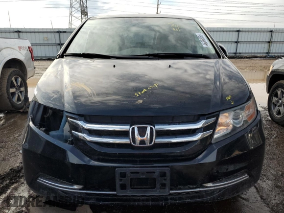 2015 Honda Odyssey EX-L with VIN 5FNRL5H69FB039877, listed as a Copart auction lot 46333935 with 238,716 mi miles and Salvage Title. Bid and sale history available at DreamBid. Image 5.