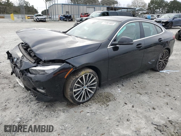 2021 BMW 2 Series 228i with VIN WBA53AK09M7J40848, listed as a Copart auction lot 71961652 with 45,638 mi miles. Bid and sale history available at carsss.com. Image 1.