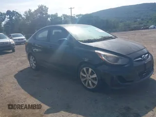 2012 Hyundai Accent GLS with VIN KMHCU4AE5CU040361, listed as a IAAI auction lot 42819443 with 137,340 mi miles and . Bid and sale history available at DreamBid. Image 1.