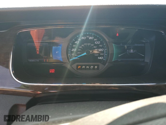 2013 Ford Taurus Limited with VIN 1FAHP2F80DG167100, listed as a Copart auction lot 57815055 with 198,364 mi miles and Salvage title. Bid and sale history available at DreamBid. Image 9.