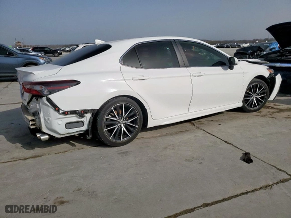 2021 Toyota Camry SE Nightshade with VIN 4T1G11AK4MU542052, listed as a Copart auction lot 48406445 with 0 mi miles and Salvage Title. Bid and sale history available at carsss.com. Image 3.