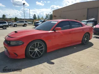 2018 Dodge Charger R/T Scat Pack with VIN 2C3CDXGJ1JH295104, listed as a Copart auction lot 52691605 with 0 mi miles and Salvage Title. Bid and sale history available at carsss.com. Image 1.