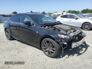 2015 Lexus IS 250 with VIN JTHBF1D20F5079740, listed as a Copart auction lot 58092525 with 145,307 mi miles and Salvage title. Bid and sale history available at DreamBid. Image 4.