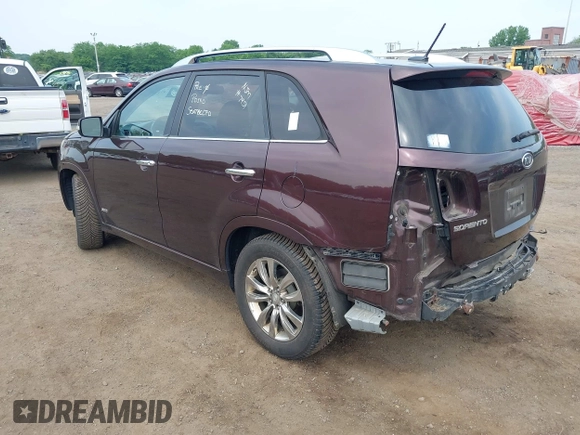 2012 Kia Sorento SX with VIN 5XYKWDA23CG267954, listed as a IAAI auction lot 42430295 with 137,038 mi miles and . Bid and sale history available at DreamBid. Image 3.