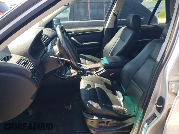 2006 BMW X5 3.0i with VIN 5UXFA13536LY42308, listed as a Copart auction lot 63107674 with 0 mi miles and Salvage Title. Bid and sale history available at carsss.com. Image 7.