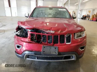 2014 Jeep Grand Cherokee Limited with VIN 1C4RJFBGXEC386224, listed as a Copart auction lot 60318815 with 136,076 mi miles and Salvage title. Bid and sale history available at DreamBid. Image 5.