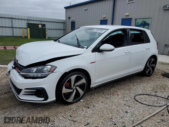 2020 Volkswagen Golf GTI S with VIN 3VW6T7AU0LM006682, listed as a Copart auction lot 38932044 with 50,030 mi miles. Bid and sale history available at carsss.com. Image 1.