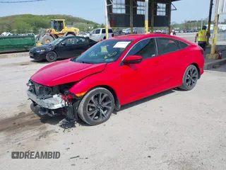 2021 Honda Civic Sport with VIN 2HGFC2F84MH536320, listed as a IAAI auction lot 42145631 with 50,664 mi miles and . Bid and sale history available at DreamBid. Image 18.