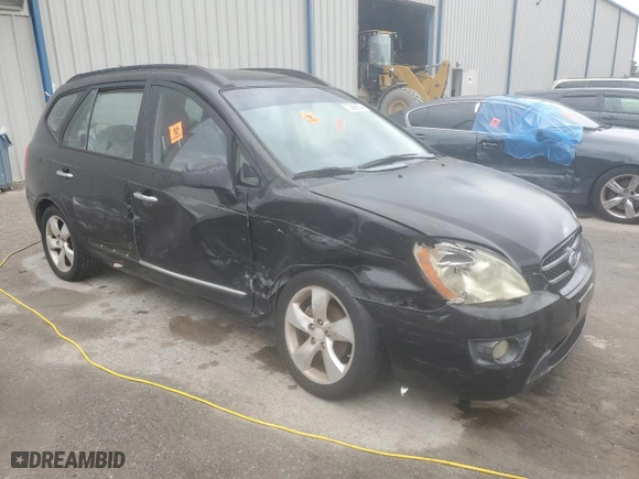 2007 Kia Rondo EX with VIN KNAFG526677042238, listed as a Copart auction lot 70869634 with 152,464 mi miles and Salvage Title. Bid and sale history available at carsss.com. Image 4.