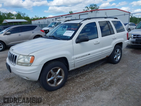 2002 Jeep Grand Cherokee Limited with VIN 1J8GW58J22C115460, listed as a IAAI auction lot 42291615 with 197,132 mi miles and . Bid and sale history available at DreamBid. Image 2.