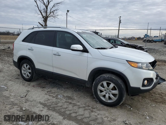 2012 Kia Sorento LX with VIN 5XYKT4A66CG264736, listed as a Copart auction lot 42337365 with 161,870 mi miles and Salvage Title. Bid and sale history available at DreamBid. Image 4.