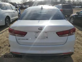 2017 Kia Optima LX with VIN KNAGT4L32H5173971, listed as a Copart auction lot 46578515 with 89,072 mi miles and Salvage Title. Bid and sale history available at carsss.com. Image 6.
