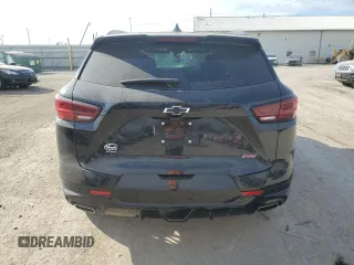 2025 Chevrolet Blazer RS with VIN 3GNKBKRS2SS102230, listed as a Copart auction lot 43135005 with 9,194 mi miles and Salvage title. Bid and sale history available at DreamBid. Image 6.