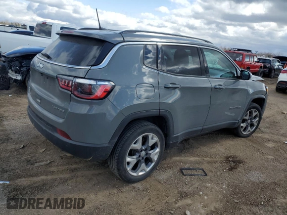 2021 Jeep Compass Limited z VIN 3C4NJDCB0MT515175, wystawiony jako Copart lot #51680275 z przebiegiem 93 727 mil mil oraz Szkoda całkowita • Salvage title. Historia ofert i sprzedaży dostępna na DreamBid. Obrazek 3.