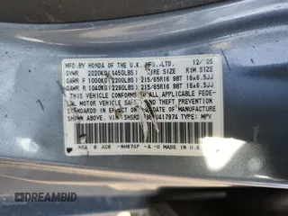 2006 Honda CR-V EX SE with VIN SHSRD78986U417974, listed as a Copart auction lot 45762325 with 116,593 mi miles and Clean Title. Bid and sale history available at carsss.com. Image 13.