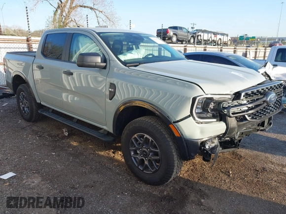 2024 Ford Ranger XLT with VIN 1FTER4GHXRLE59319, listed as a IAAI auction lot 41990936 with 1,002 mi miles and . Bid and sale history available at DreamBid. Image 1.