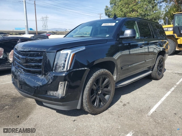 2015 Cadillac Escalade Premium with VIN 1GYS4NKJ4FR550767, listed as a Copart auction lot 45605755 with 121,862 mi miles and Salvage Title. Bid and sale history available at carsss.com. Image 1.