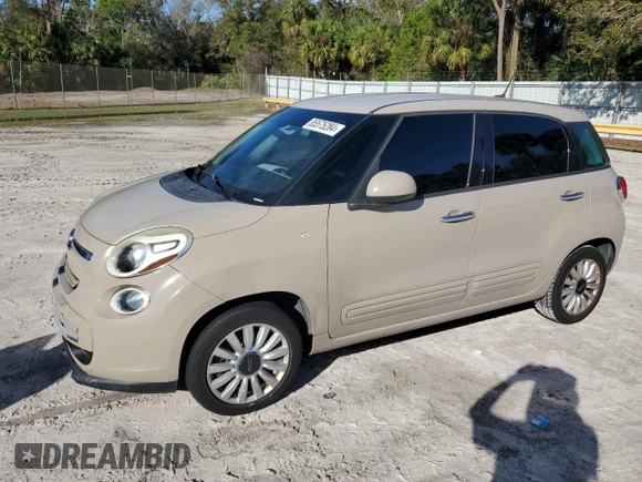 2014 FIAT 500L Easy with VIN ZFBCFABH5EZ028323, listed as a Copart auction lot 85575284 with 168,209 mi miles and Clean Title. Bid and sale history available at carsss.com. Image 1.