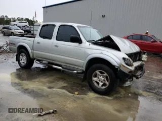 2002 Toyota Tacoma PreRunner with VIN 5TEGN92N92Z093987, listed as a Copart auction lot 45094525 with Not Provided miles and Salvage Title. Bid and sale history available at DreamBid. Image 4.