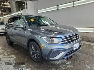 2024 Volkswagen Tiguan SE with VIN 3VV3B7AX1RM108036, listed as a IAAI auction lot 42796415 with 37,805 mi miles and . Bid and sale history available at DreamBid. Image 53.