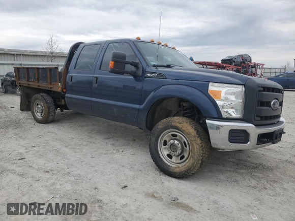 2015 Ford F-350 with VIN 1FD8W3F63FEA38604, listed as a Copart auction lot 47379115 with 215,048 mi miles and Salvage title. Bid and sale history available at DreamBid. Image 4.