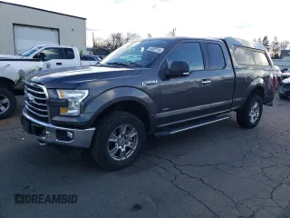 2015 Ford F-150 XLT with VIN 1FTEX1EP9FKE77732, listed as a Copart auction lot 44507715 with 237,867 mi miles and Salvage Title. Bid and sale history available at carsss.com. Image 1.