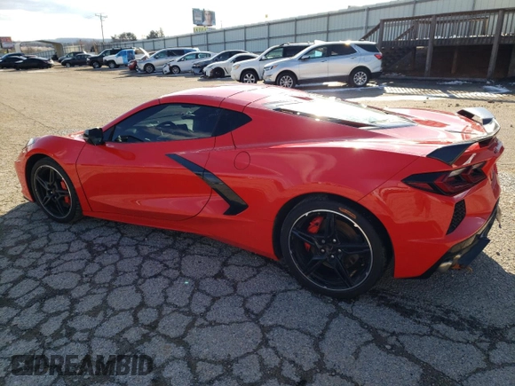 2021 Chevrolet Corvette 2LT with VIN 1G1YB2D45M5114373, listed as a Copart auction lot 45859665 with 40,674 mi miles and Salvage title. Bid and sale history available at DreamBid. Image 2.