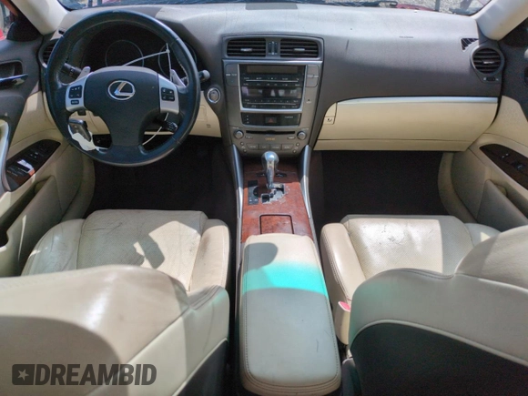2012 Lexus IS 250 с VIN JTHCF5C27C5059137, выставлен на аукционе Copart как лот 57426615 с пробегом Не указан миль и Списание • Salvage title. История ставок и продаж доступна на DreamBid. Изображение 8.