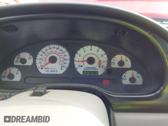 2003 Ford Mustang GT Deluxe with VIN 1FAFP42X13F315422, listed as a IAAI auction lot 42282000 with 200,721 mi miles and . Bid and sale history available at DreamBid. Image 7.
