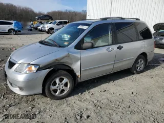 2002 Mazda MPV LX with VIN JM3LW28A520307520, listed as a Copart auction lot 44995145 with 139,593 mi miles and Salvage Title. Bid and sale history available at carsss.com. Image 1.