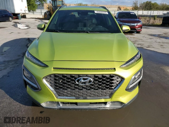 2018 Hyundai Kona Ultimate with VIN KM8K53A54JU094881, listed as a Copart auction lot 46808235 with 64,149 mi miles and Salvage Title. Bid and sale history available at carsss.com. Image 5.