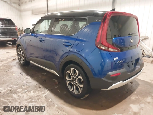 2021 Kia Soul S with VIN KNDJ23AU1M7129377, listed as a IAAI auction lot 41523428 with 44,634 mi miles and . Bid and sale history available at DreamBid. Image 3.