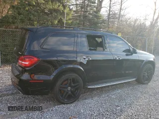 2019 Mercedes-Benz GLS 550 with VIN 4JGDF7DE1KB224721, listed as a Copart auction lot 78806124 with 77,246 mi miles and Salvage title. Bid and sale history available at DreamBid. Image 3.